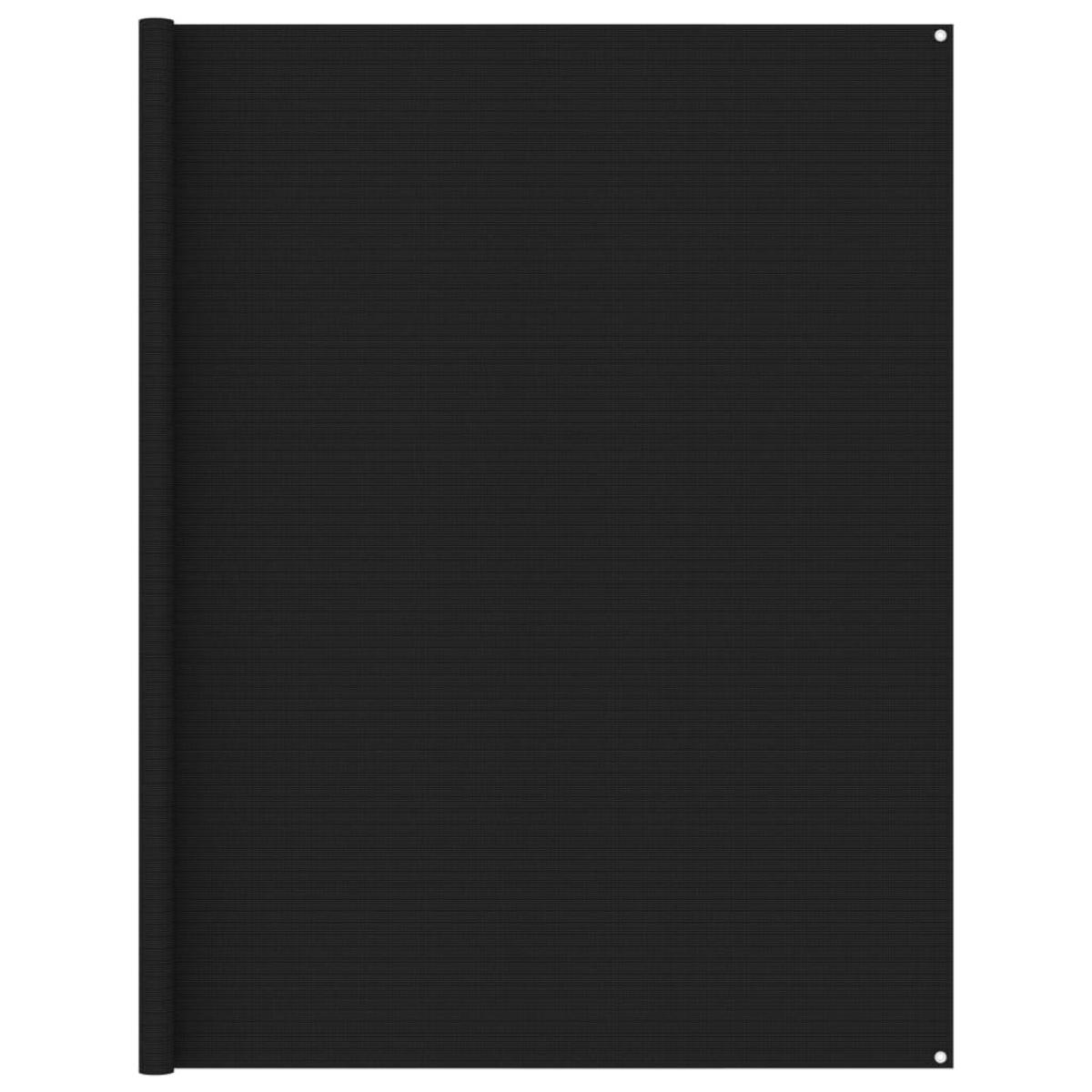 Alfombra para tienda de campaña negro 250x550 cm