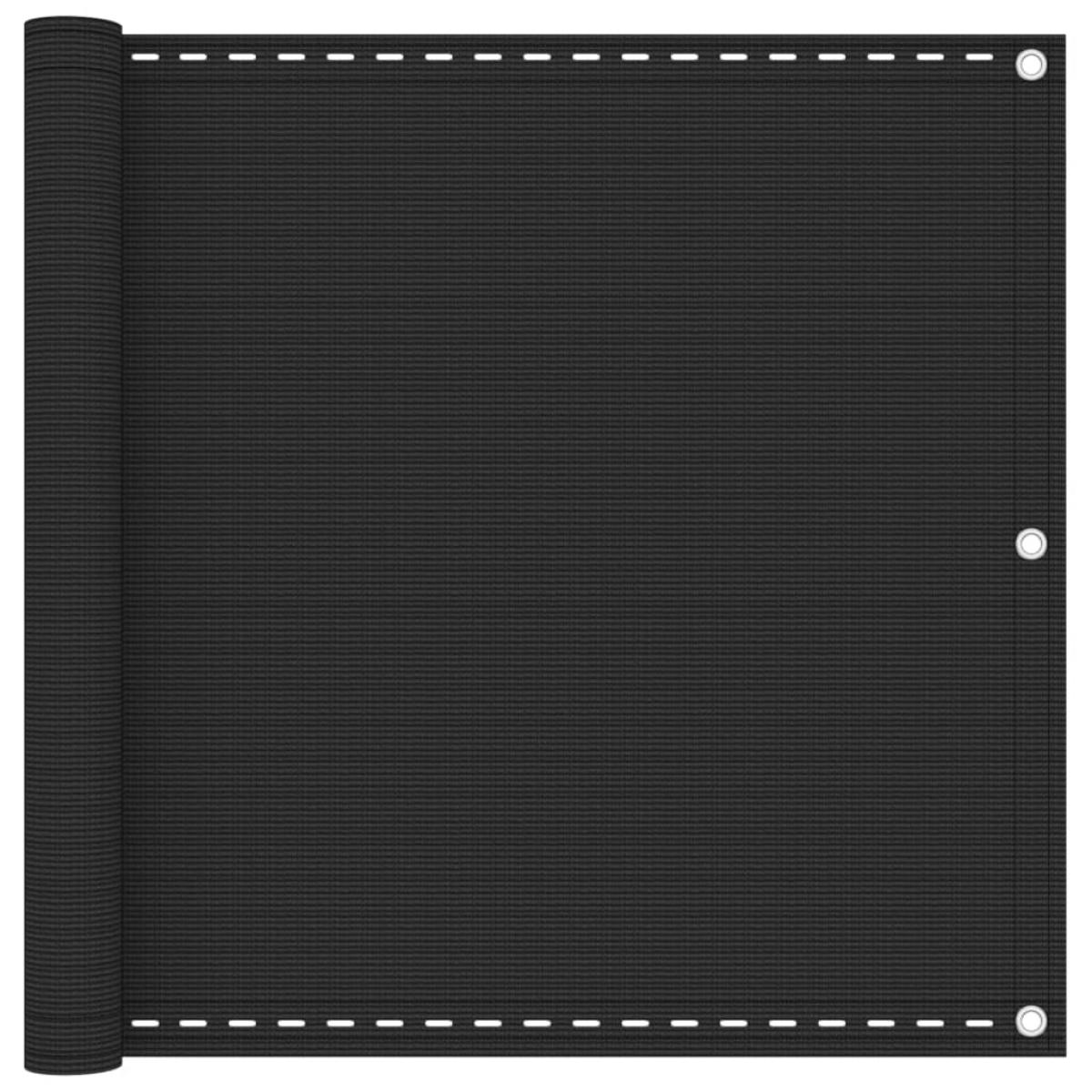 Toldo para balcón HDPE gris antracita 90x300 cm