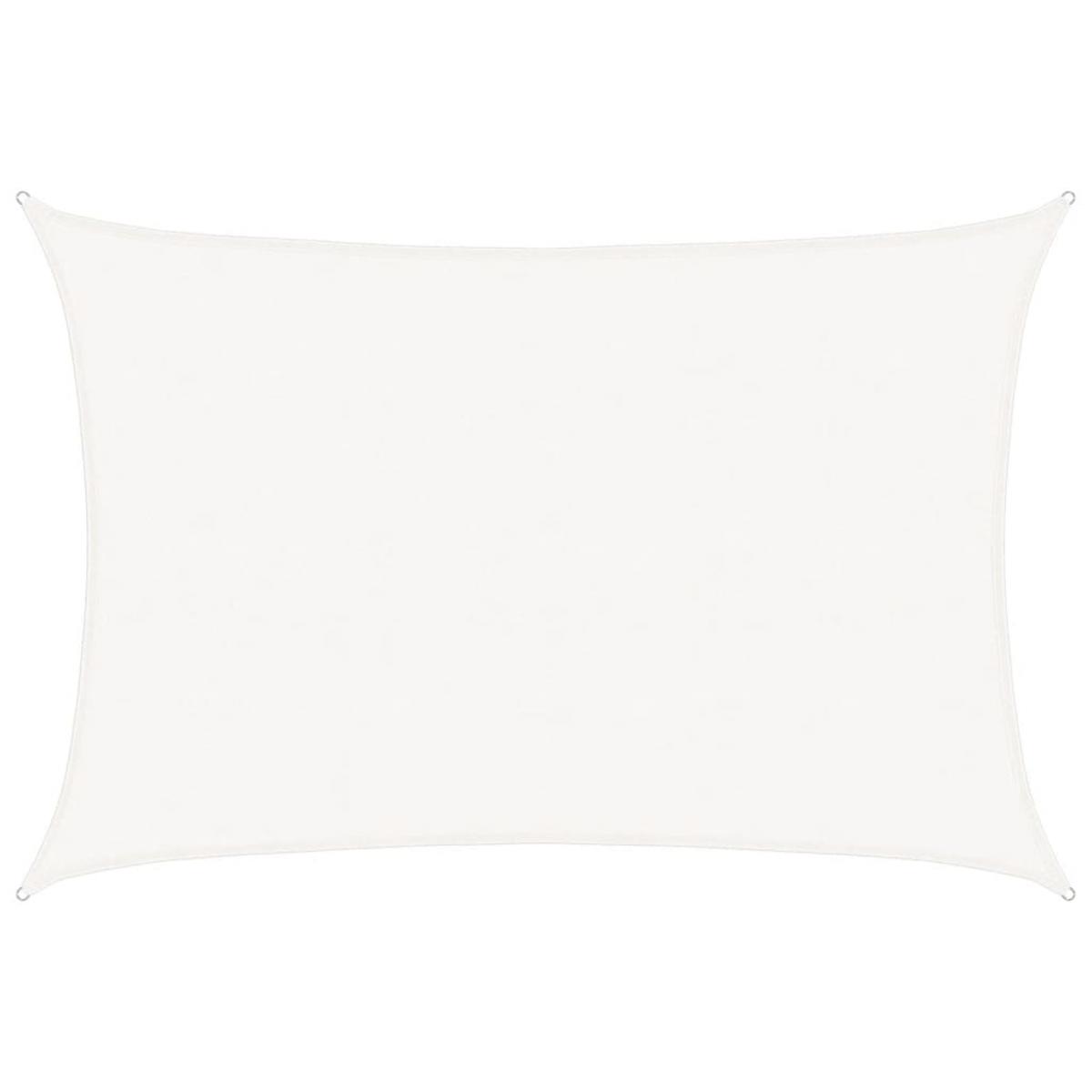 Toldo de vela blanco HDPE 160 g/m² 5x7 m