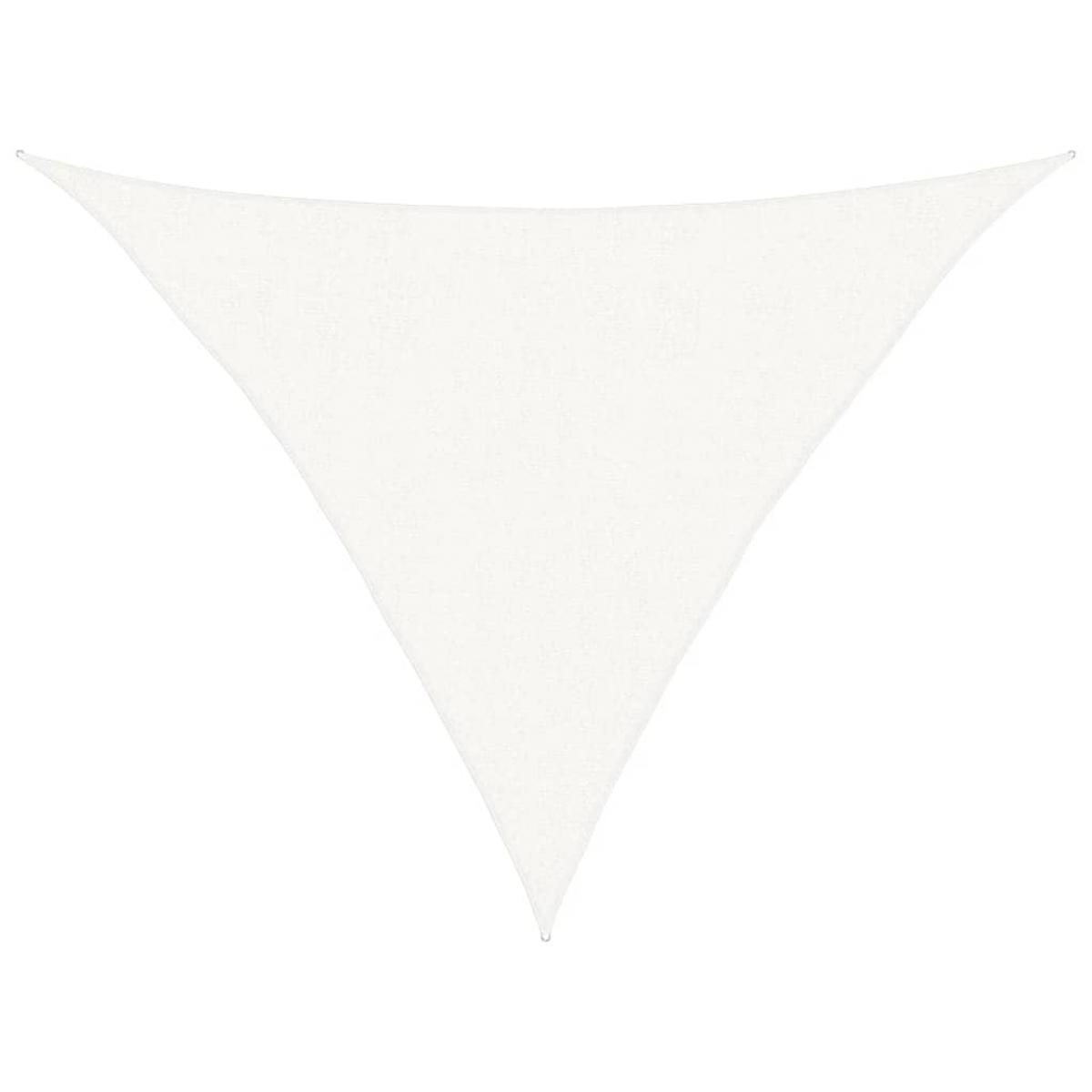Toldo de vela blanco HDPE 160 g/m² 2,5x2,5x3,5 m