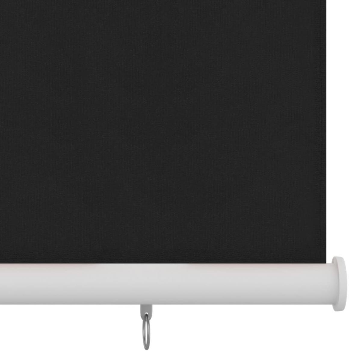 Persiana enrollable de exterior 120x140 cm negro