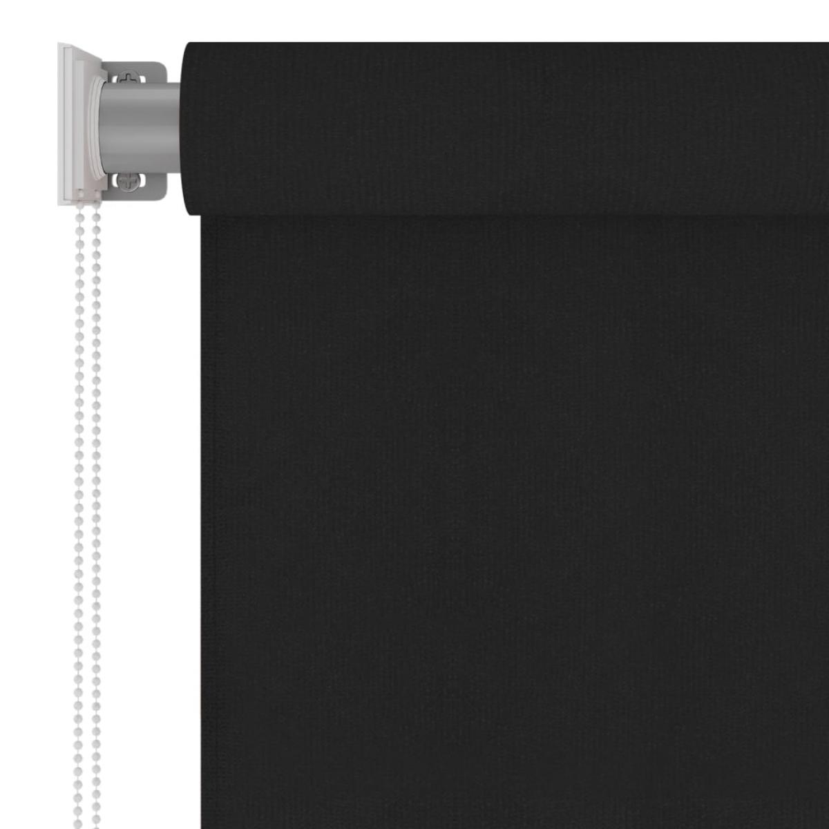 Persiana enrollable de exterior 120x140 cm negro