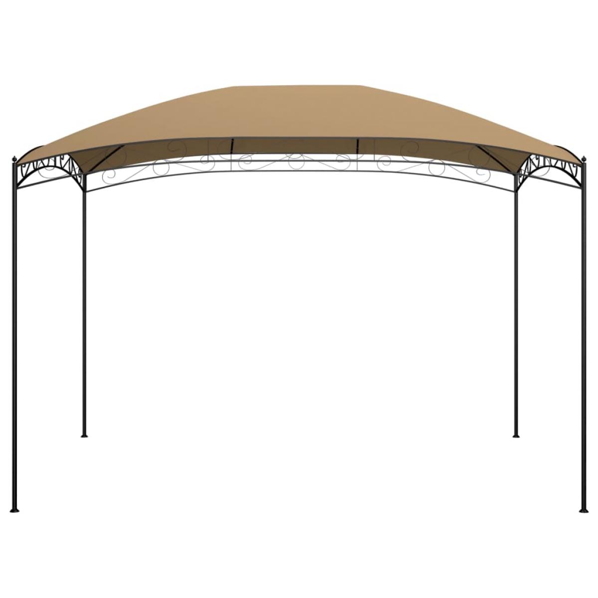Cenador gris taupé 3x4x2,65 m 180 g/m²