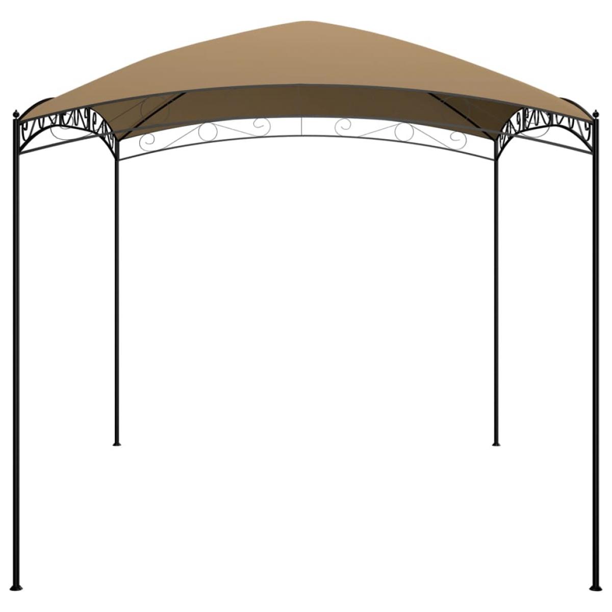 Cenador gris taupé 3x4x2,65 m 180 g/m²