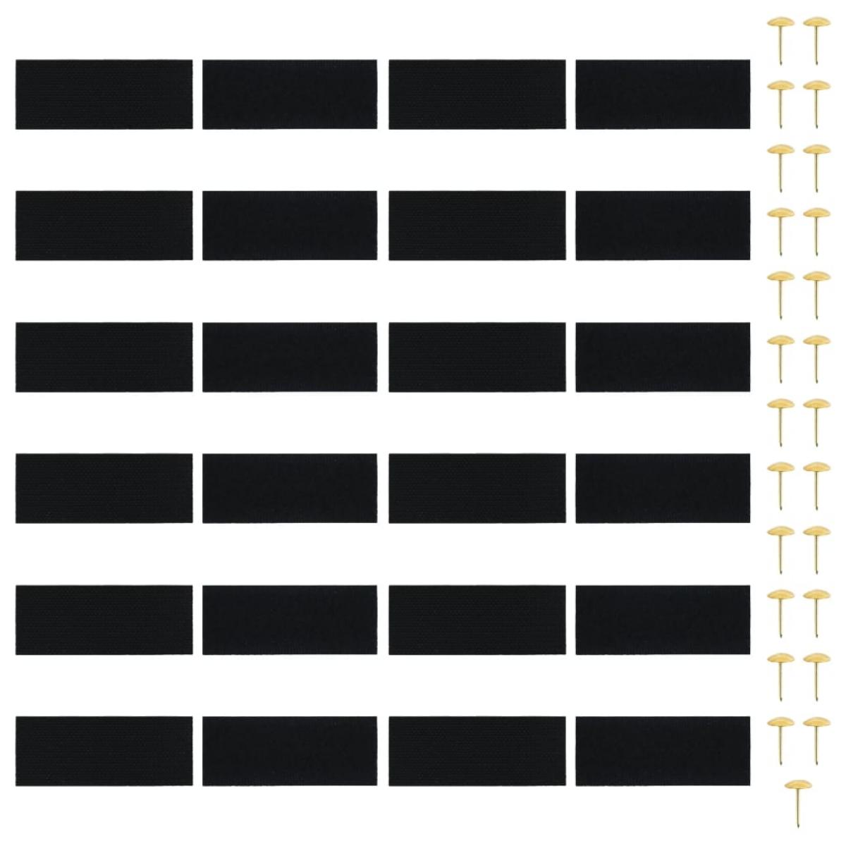 Mosquiteras para puerta bloque magnético 2 uds negro 230x160 cm
