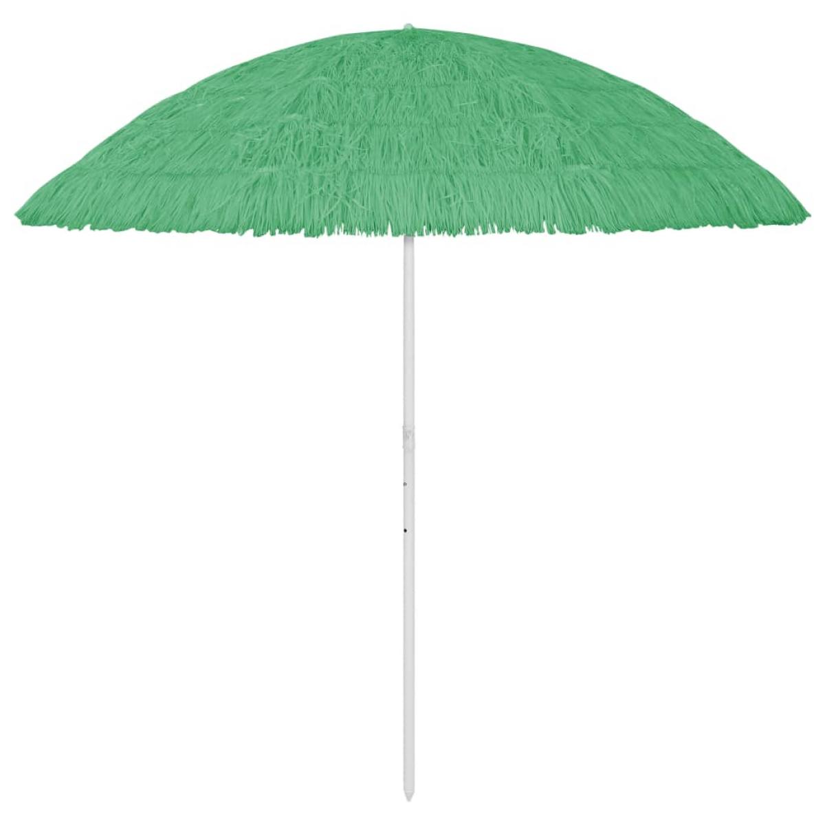 Sombrilla de playa Hawaii verde 300 cm