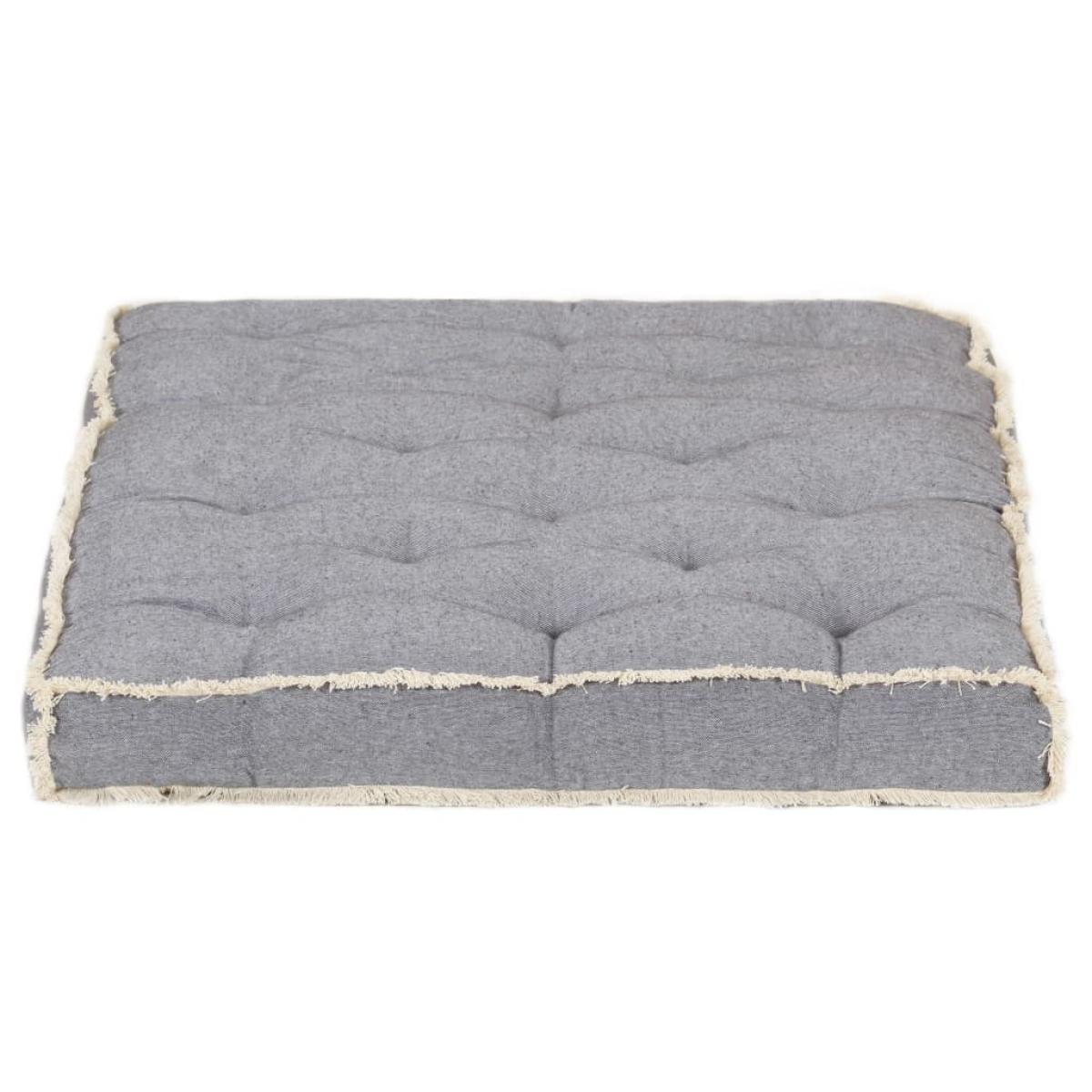 Cojín para sofá de palets gris antracita 120x80x10 cm