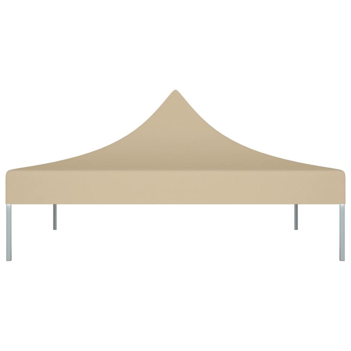 Techo de carpa para celebraciones beige 270 g/m²