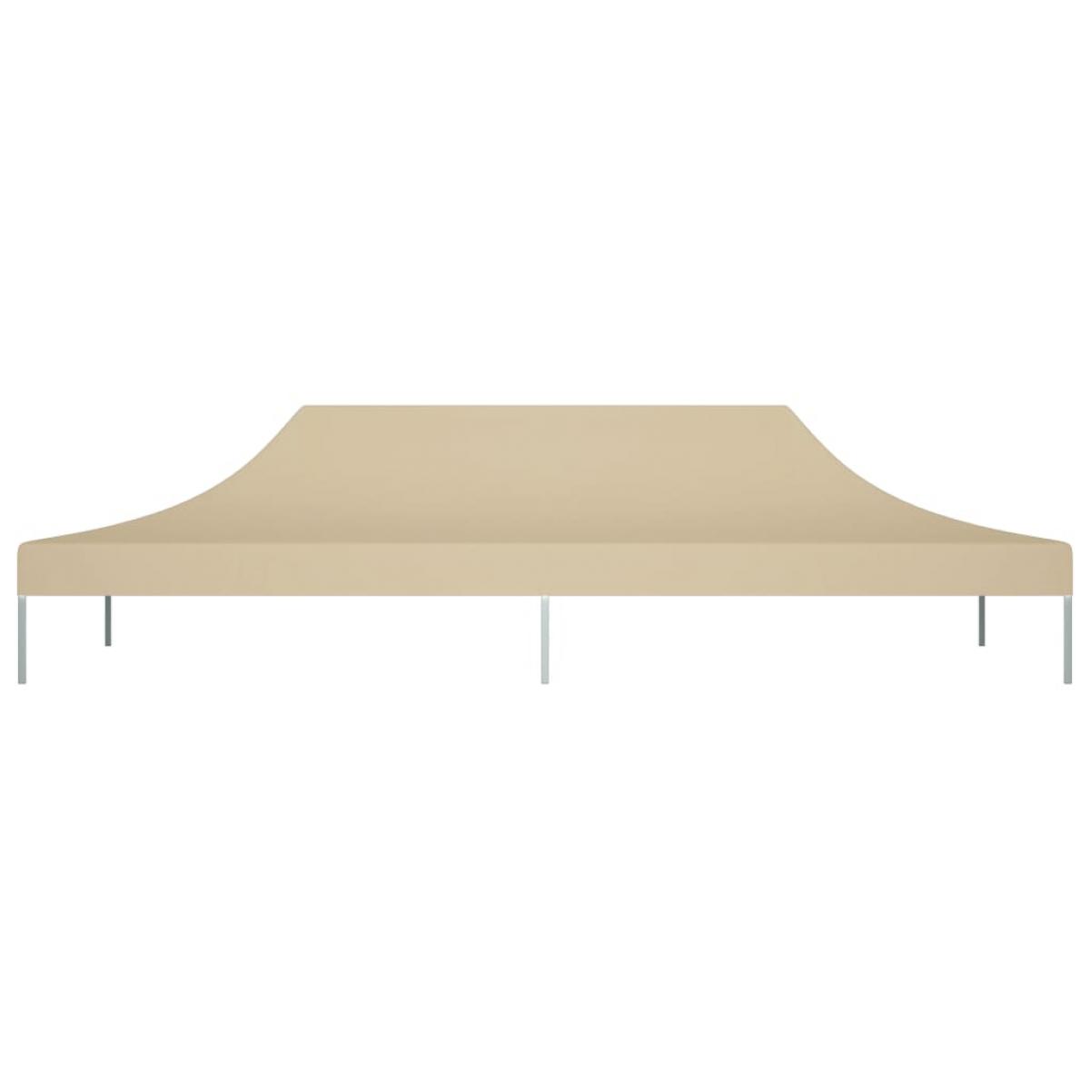 Techo de carpa para celebraciones beige 6x3 m 270 g/m²