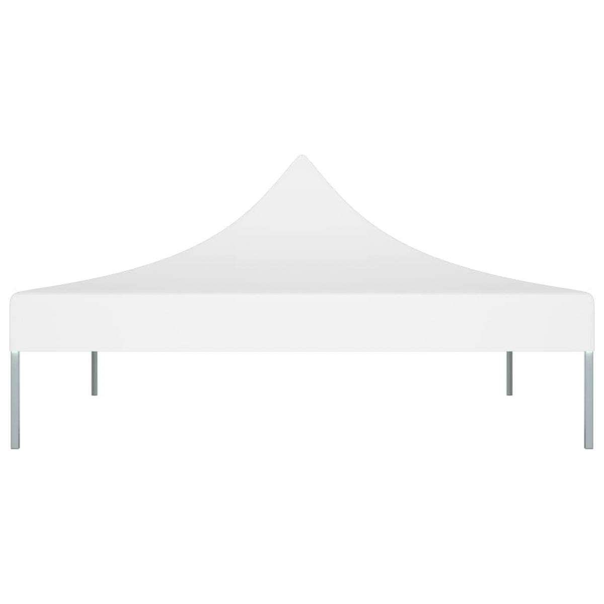 Techo de carpa para celebraciones blanco 2x2 m 270 g/m²