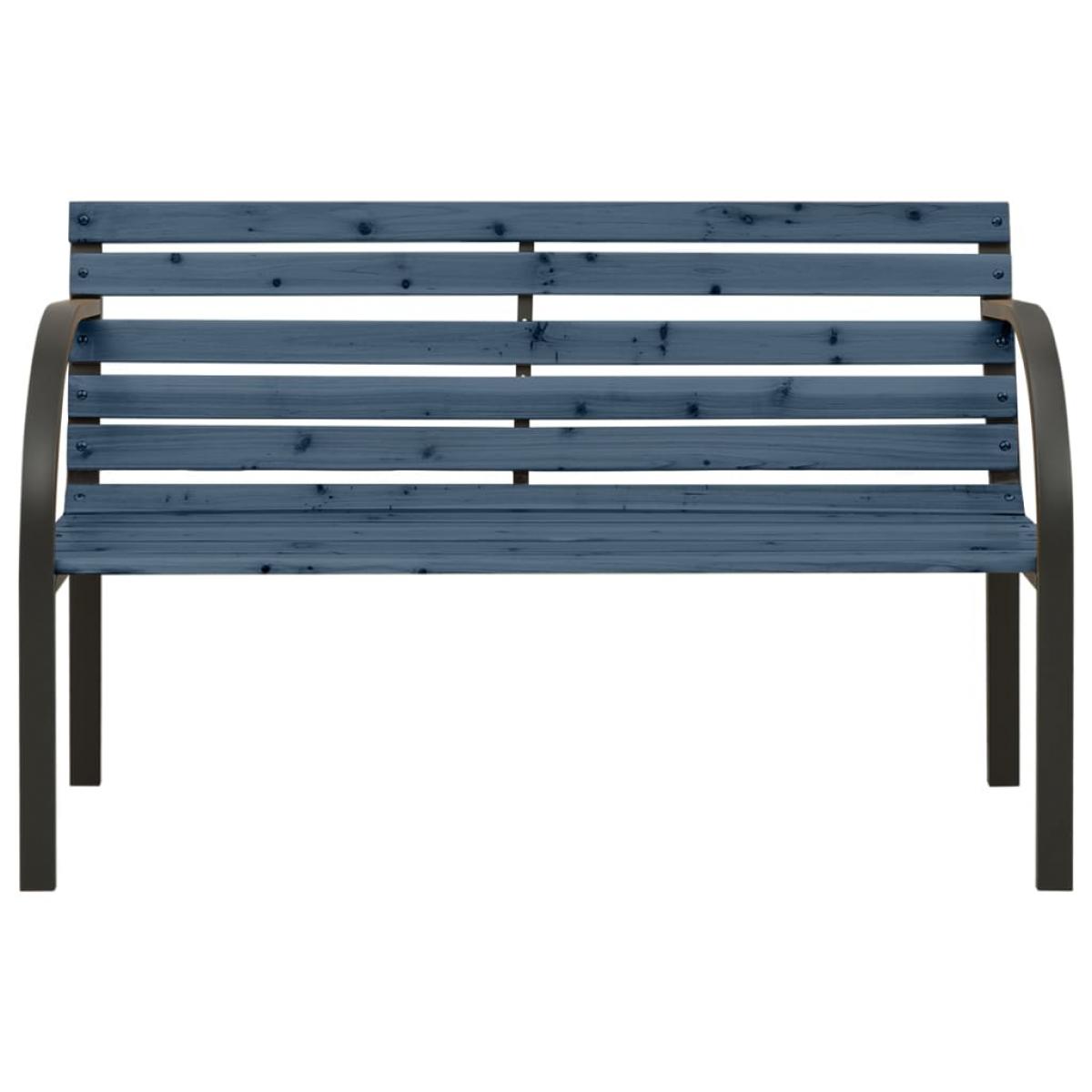 Banco de jardín para niños de madera de abeto chino gris 81 cm