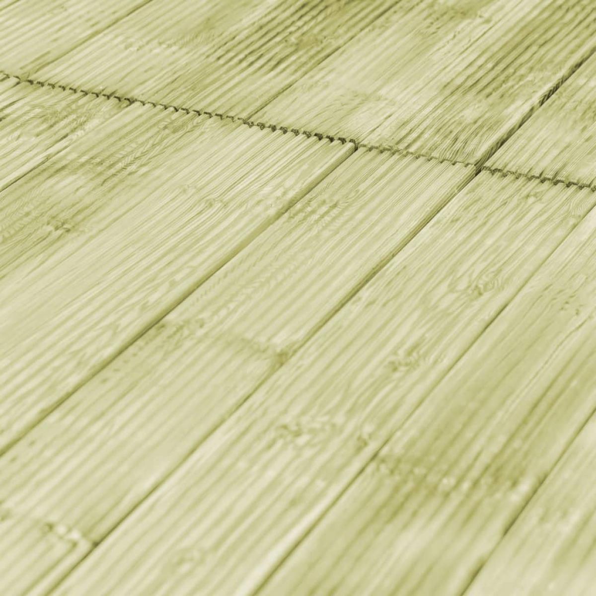 Tablas para porche 8 uds 1,16 m² 1 m madera de pino impregnada