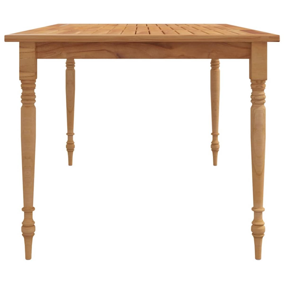 Mesa Batavia madera maciza de teca 150x90x75 cm