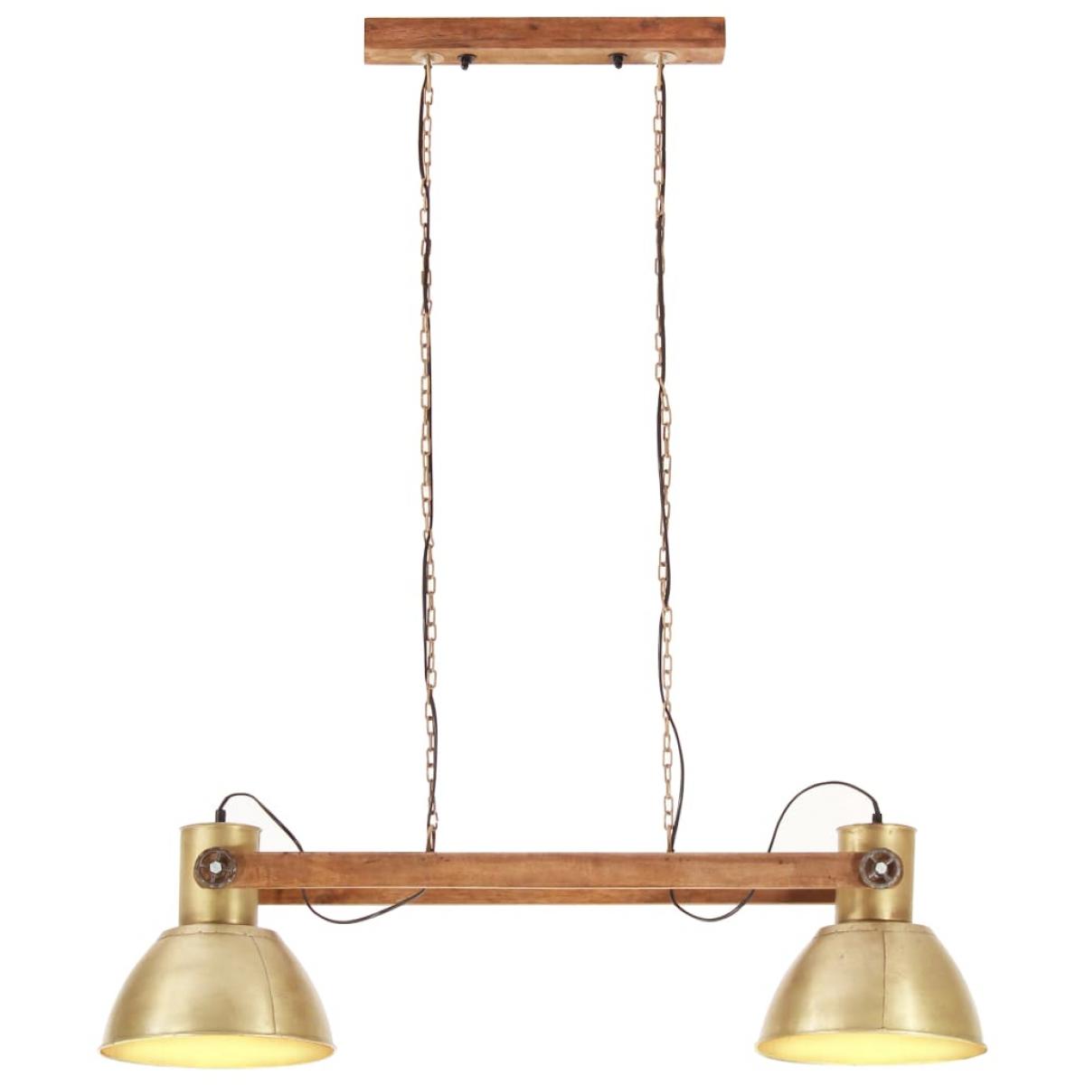 Lámpara colgante industrial 25 W latón 109 cm E27