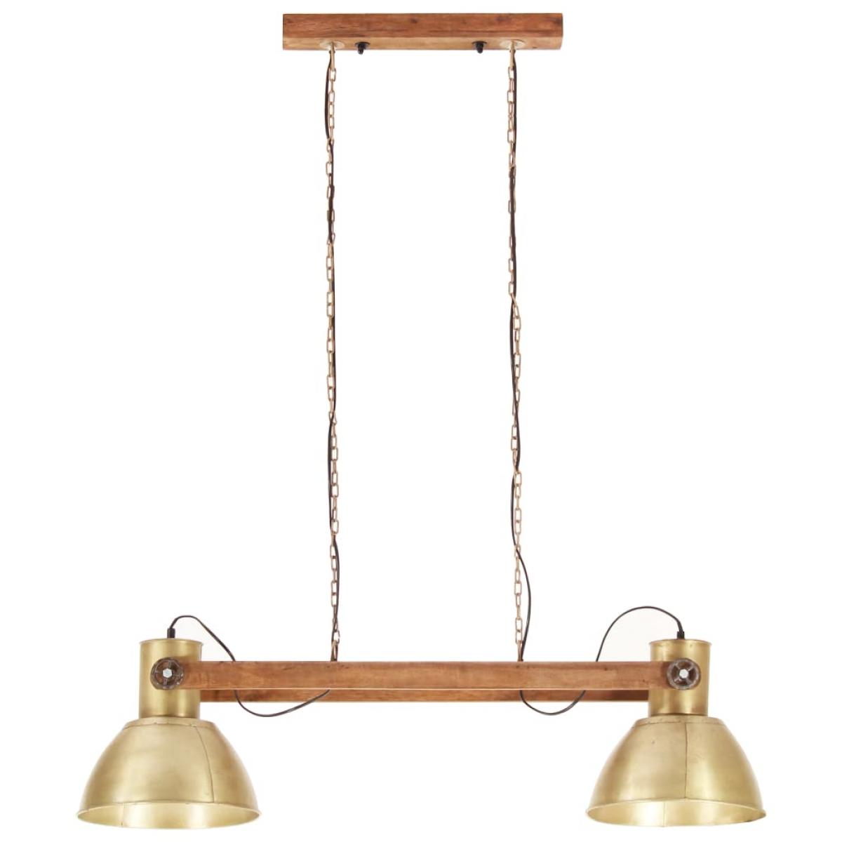 Lámpara colgante industrial 25 W latón 109 cm E27