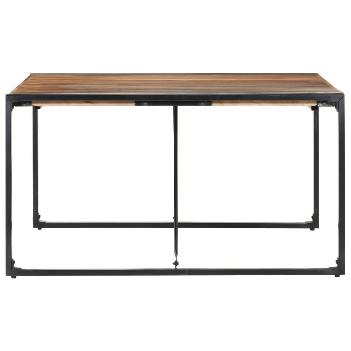 Mesa de comedor de madera maciza 140x140x75 cm