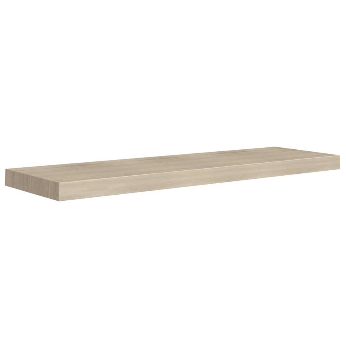 Estantes flotantes de pared 2 uds MDF roble 90x23,5x3,8 cm