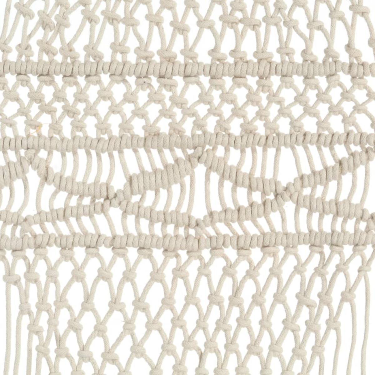 Cortina de macramé algodón 140x240 cm