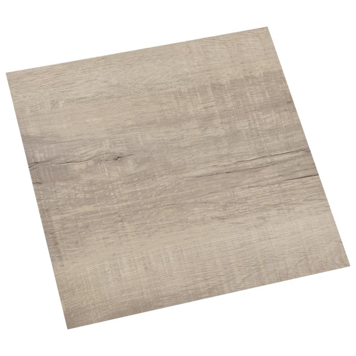 Tarimas de suelo autoadhesivas 20 uds PVC gris taupe 1,86 m²