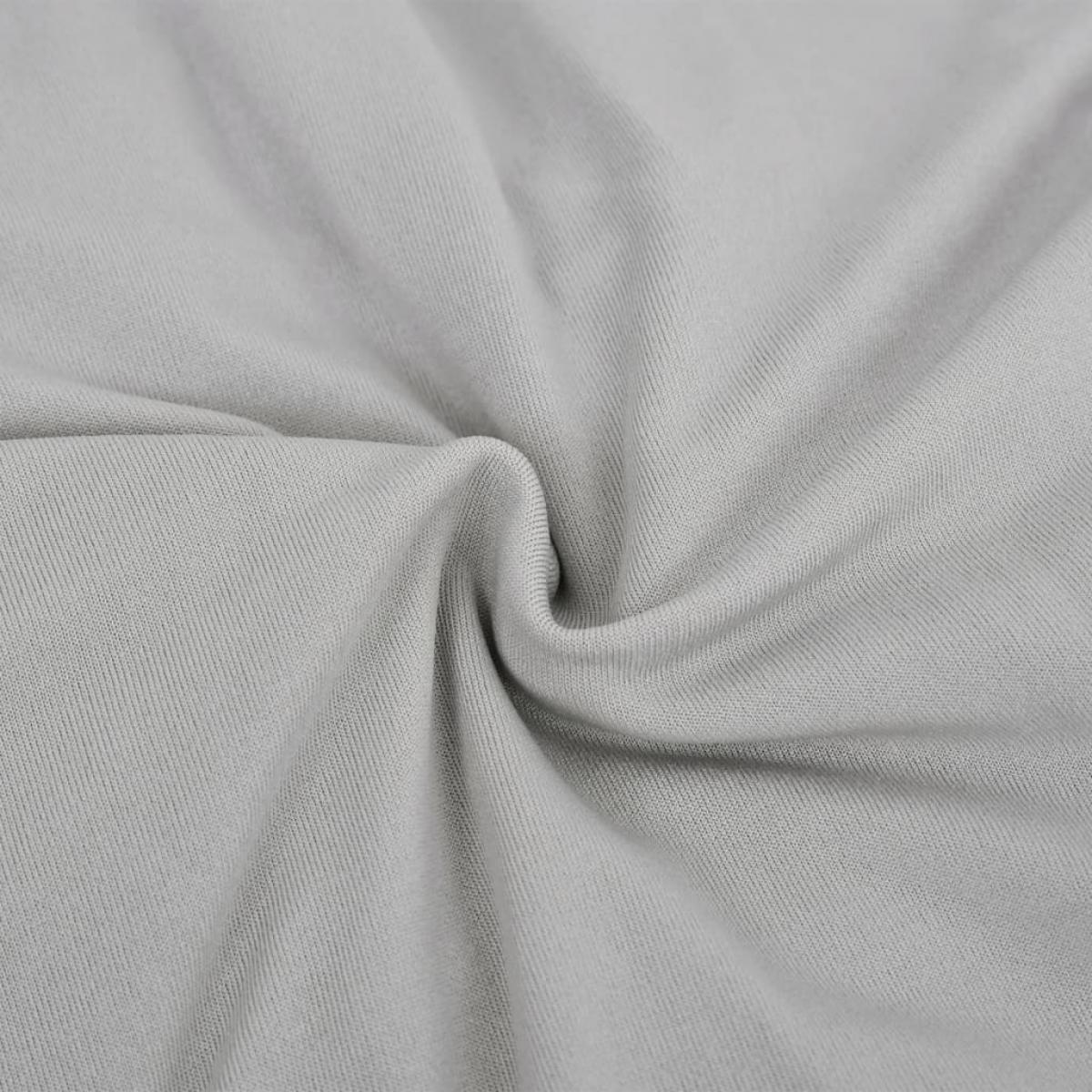Funda elástica para sillón poliéster jersey gris