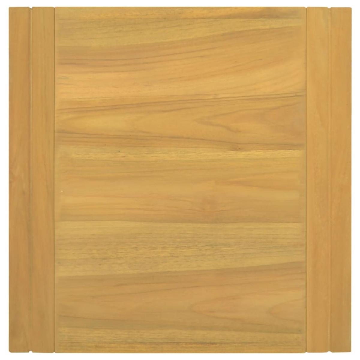 Armario de baño de pared madera maciza de teca 45x45x35 cm