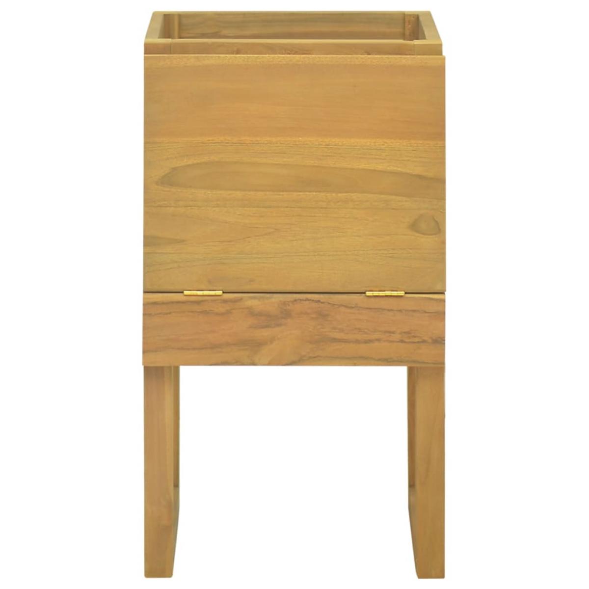 Mueble de baño madera maciza de teca 41x40x75 cm