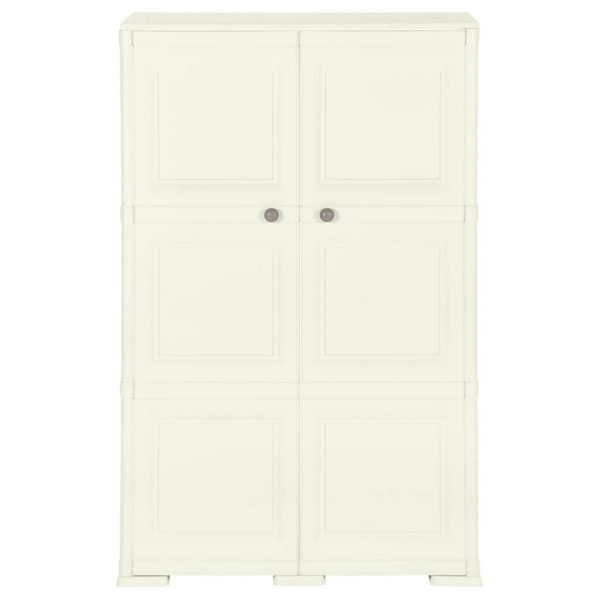 Armario de plástico diseño madera Vanila Ice 79x43x125 cm