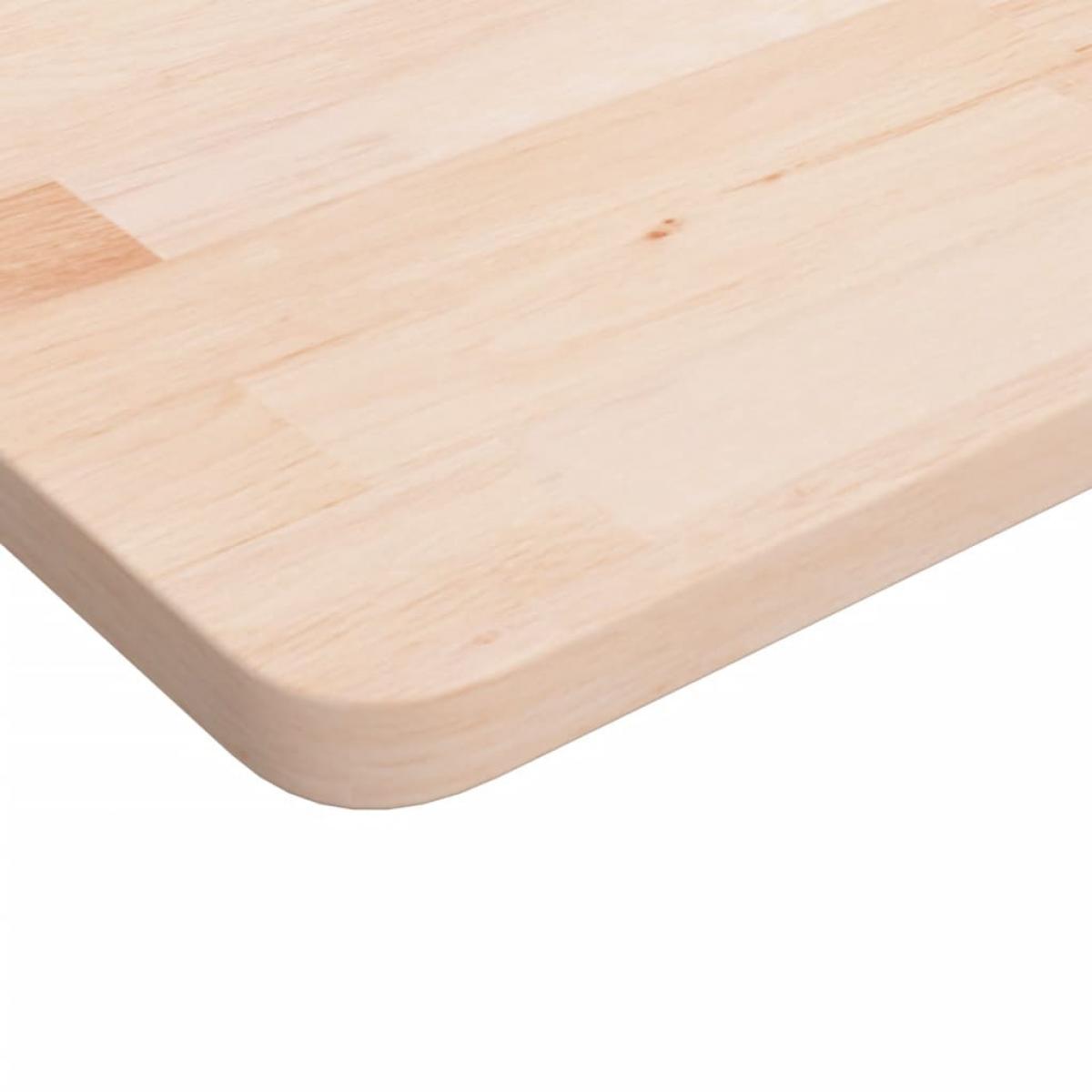Encimera de baño madera maciza sin tratar 60x40x2,5 cm