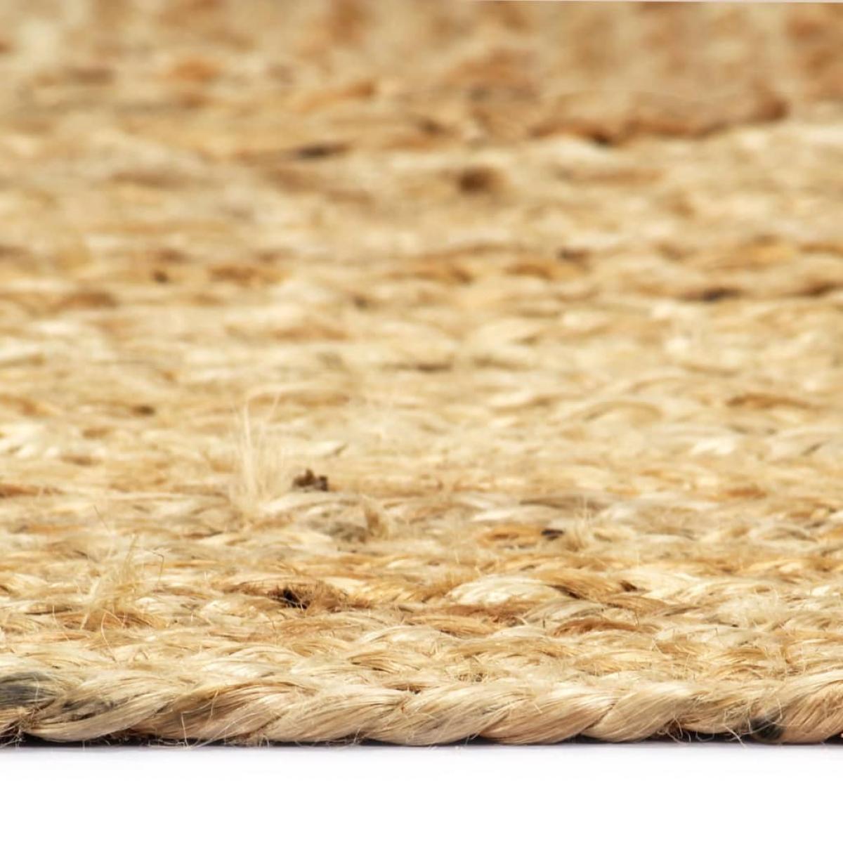 Alfombra hecha a mano de yute 180x250 cm