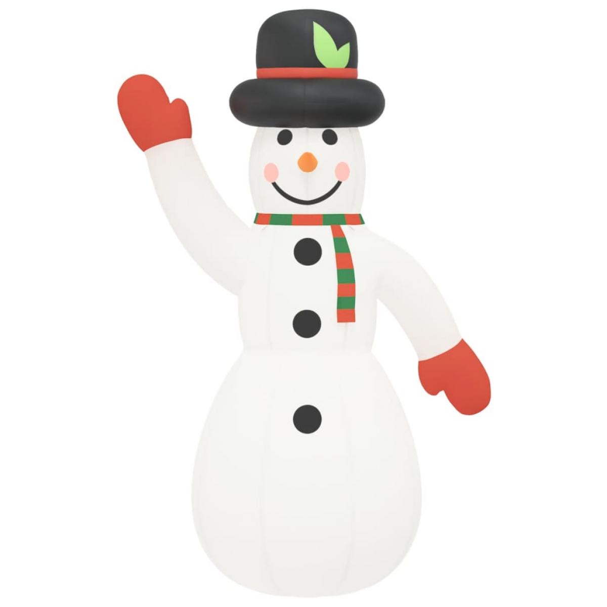 Muñeco de nieve inflable de Navidad con LED 1000 cm