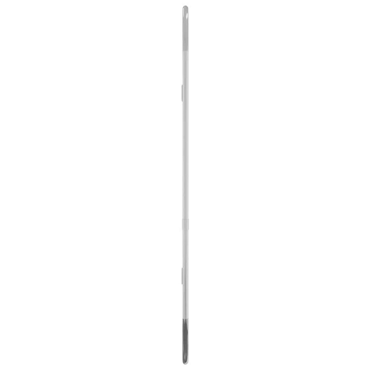 Espejo de pared ovalado plateado 50x20 cm