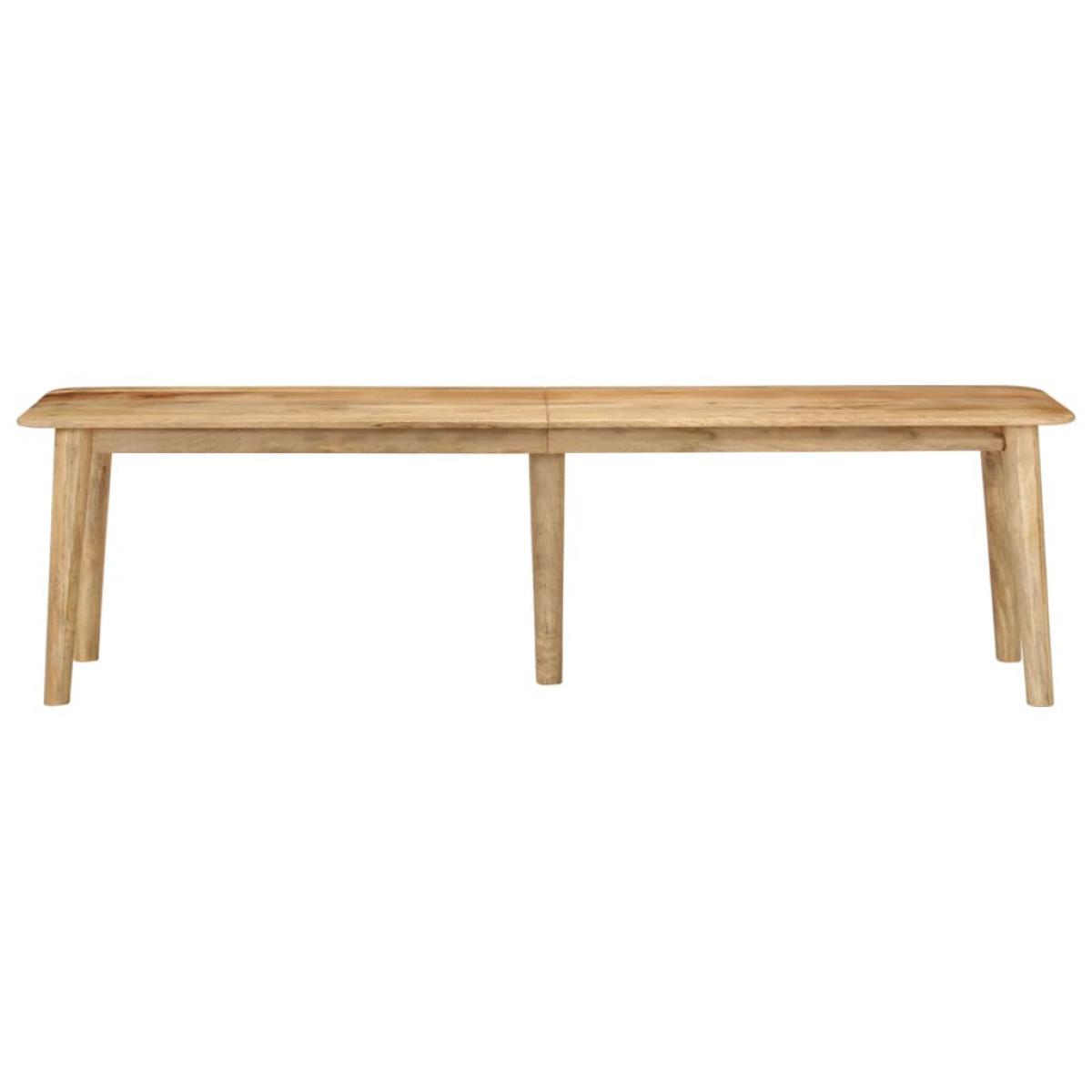 Banco de madera maciza de mango 160x40x45 cm