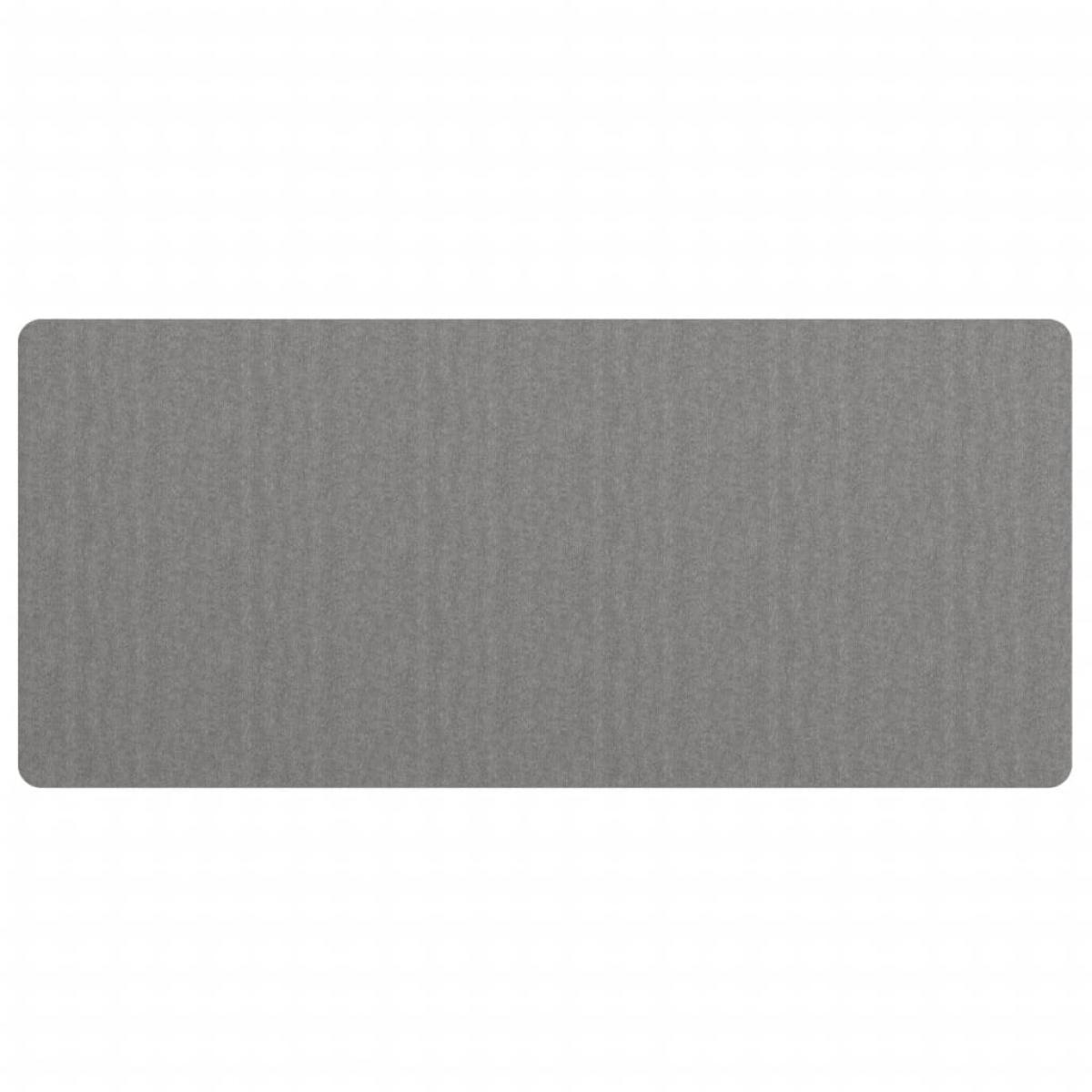 Alfombra de pasillo gris 80x180 cm