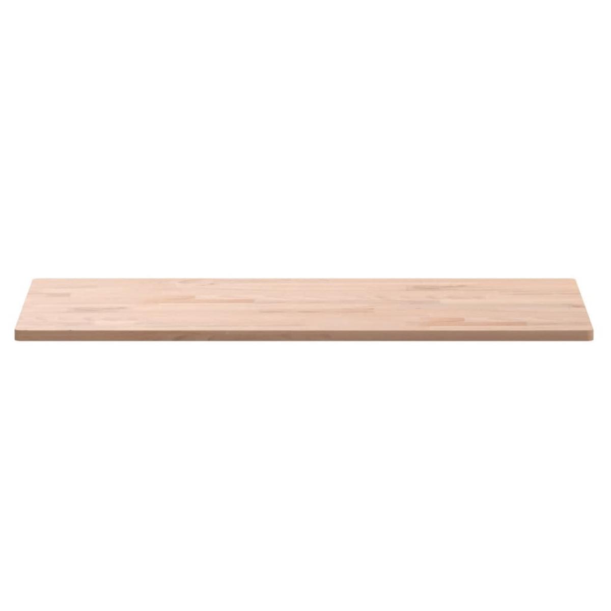 Encimera de baño madera maciza de haya 80x40x1,5 cm