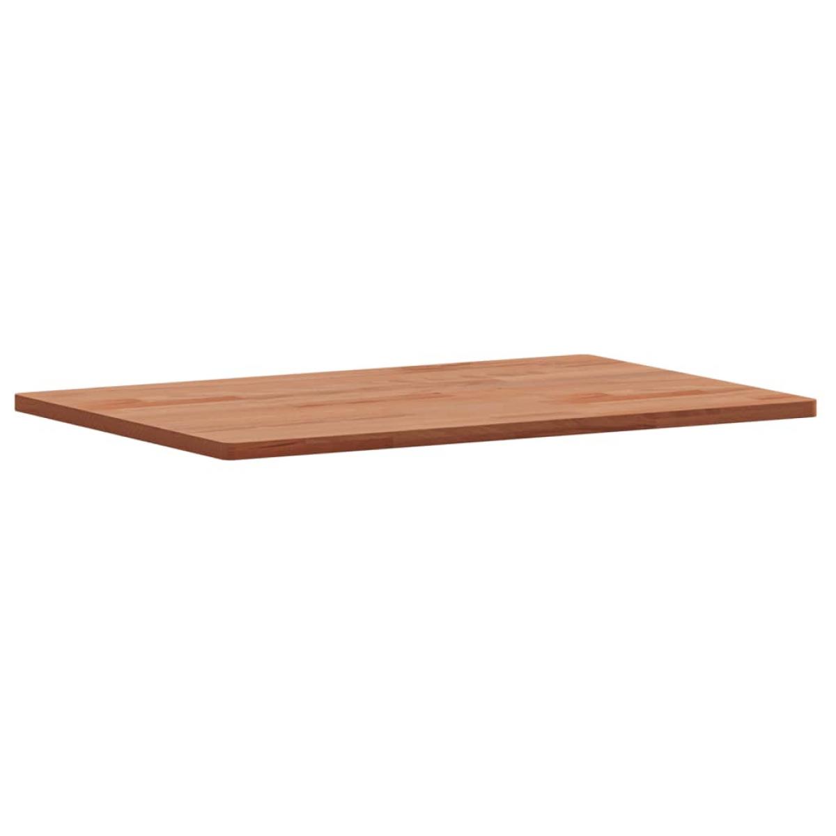 Encimera de baño madera maciza de haya 60x40x1,5 cm