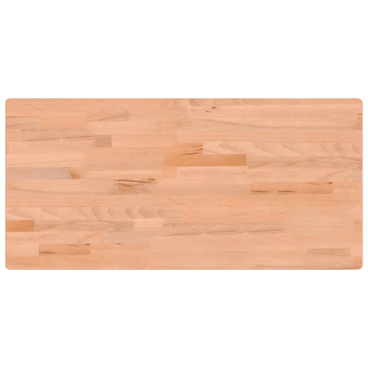 Tablero de escritorio madera maciza de haya 115x55x2,5 cm