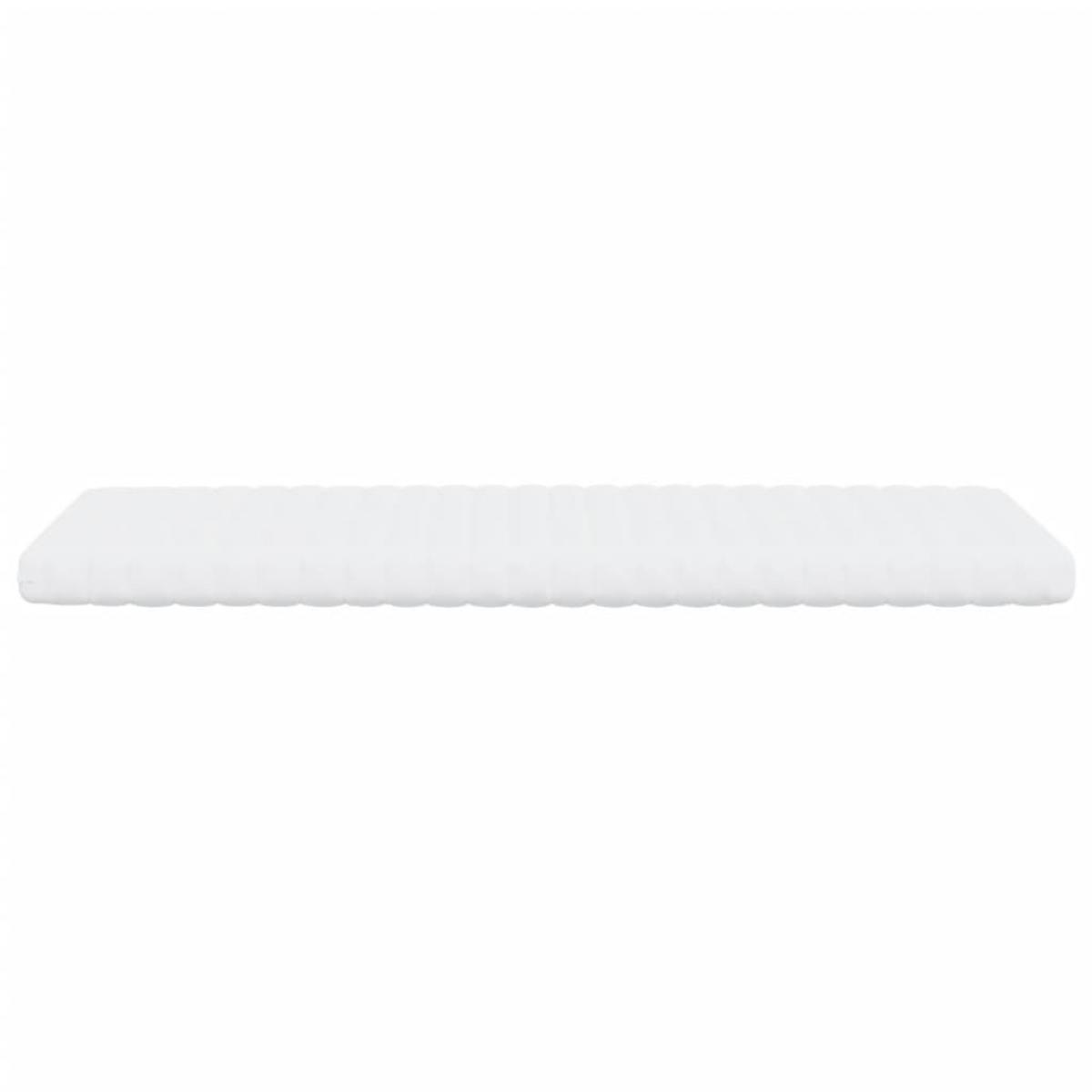 Colchón de espuma de 7 zonas dureza 20 ILD blanco 90x190 cm