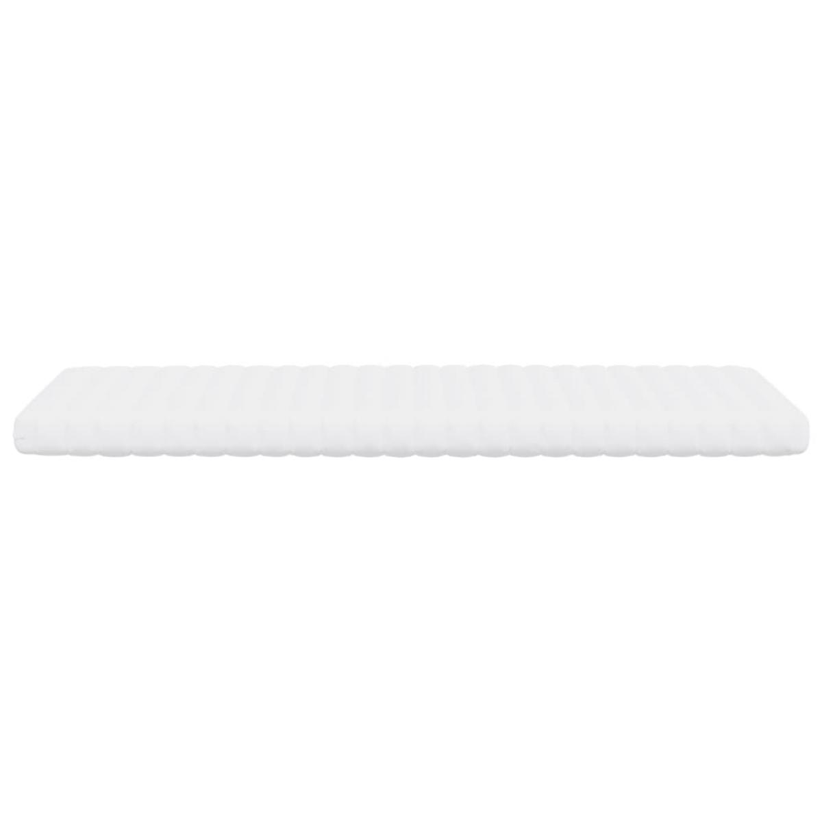 Colchón de espuma de 7 zonas dureza 20 ILD blanco 90x200 cm