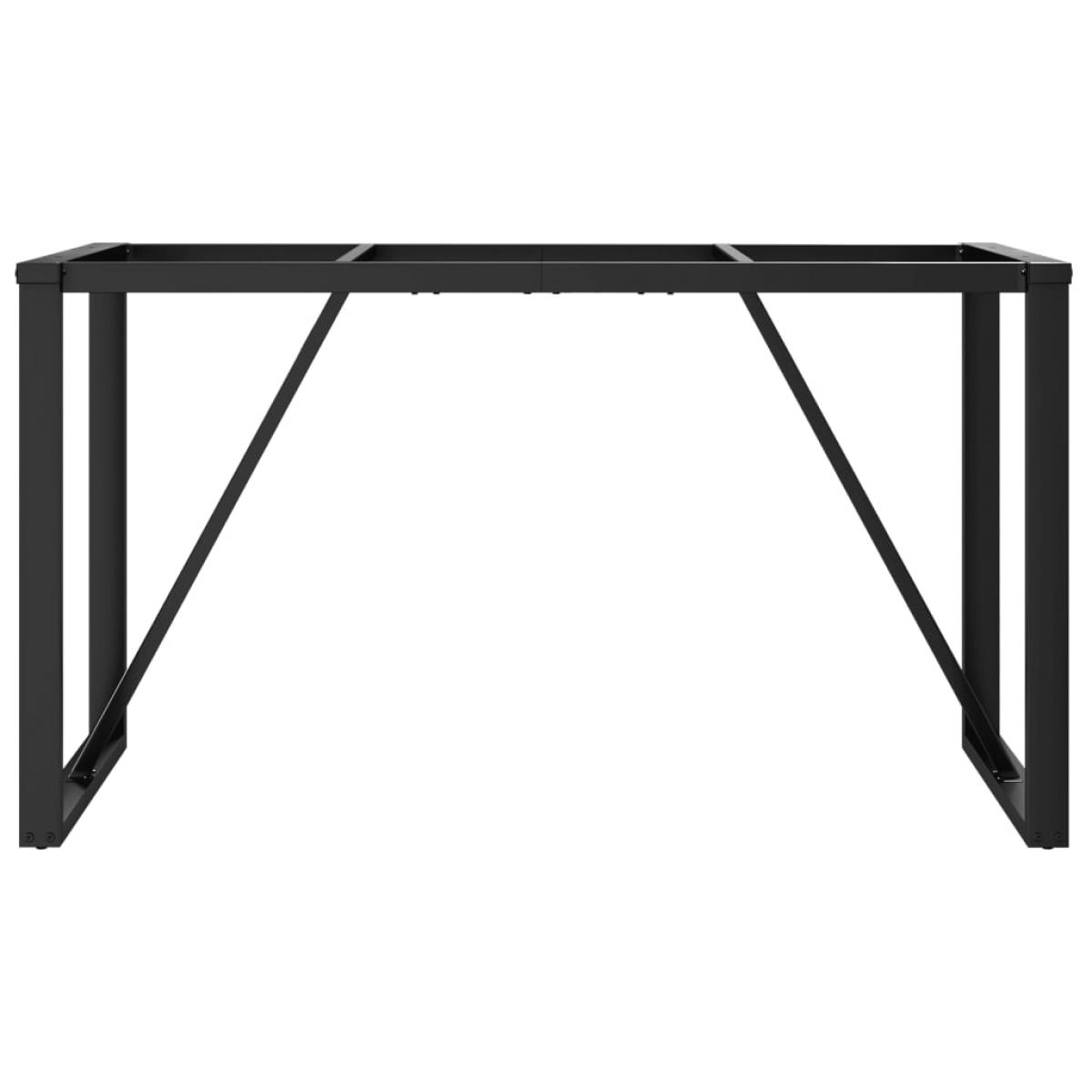 Patas de mesa de comedor estructura O acero 120x60x73 cm