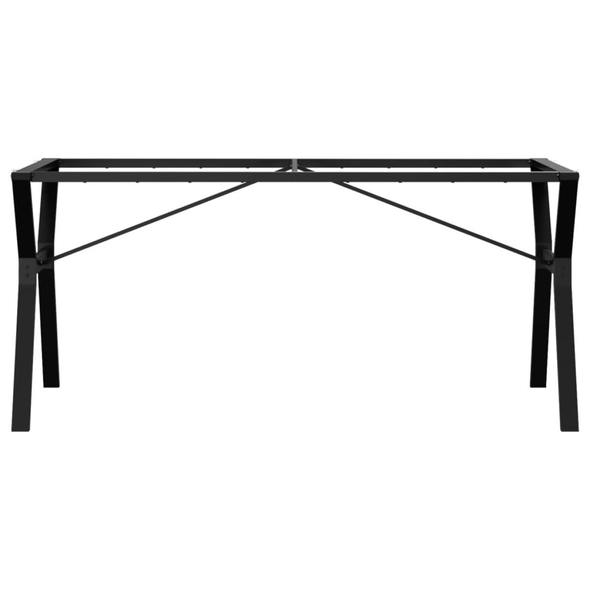 Patas de mesa de comedor estructura Y acero 160x80x73 cm