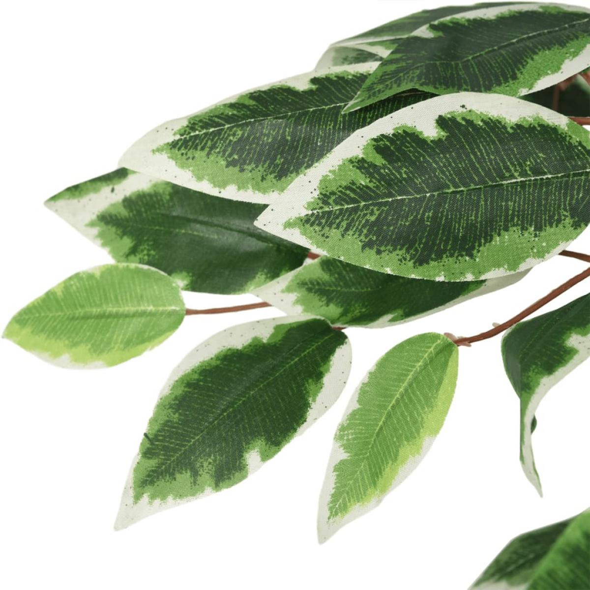 Árbol ficus artificial con 1260 hojas verde 200 cm