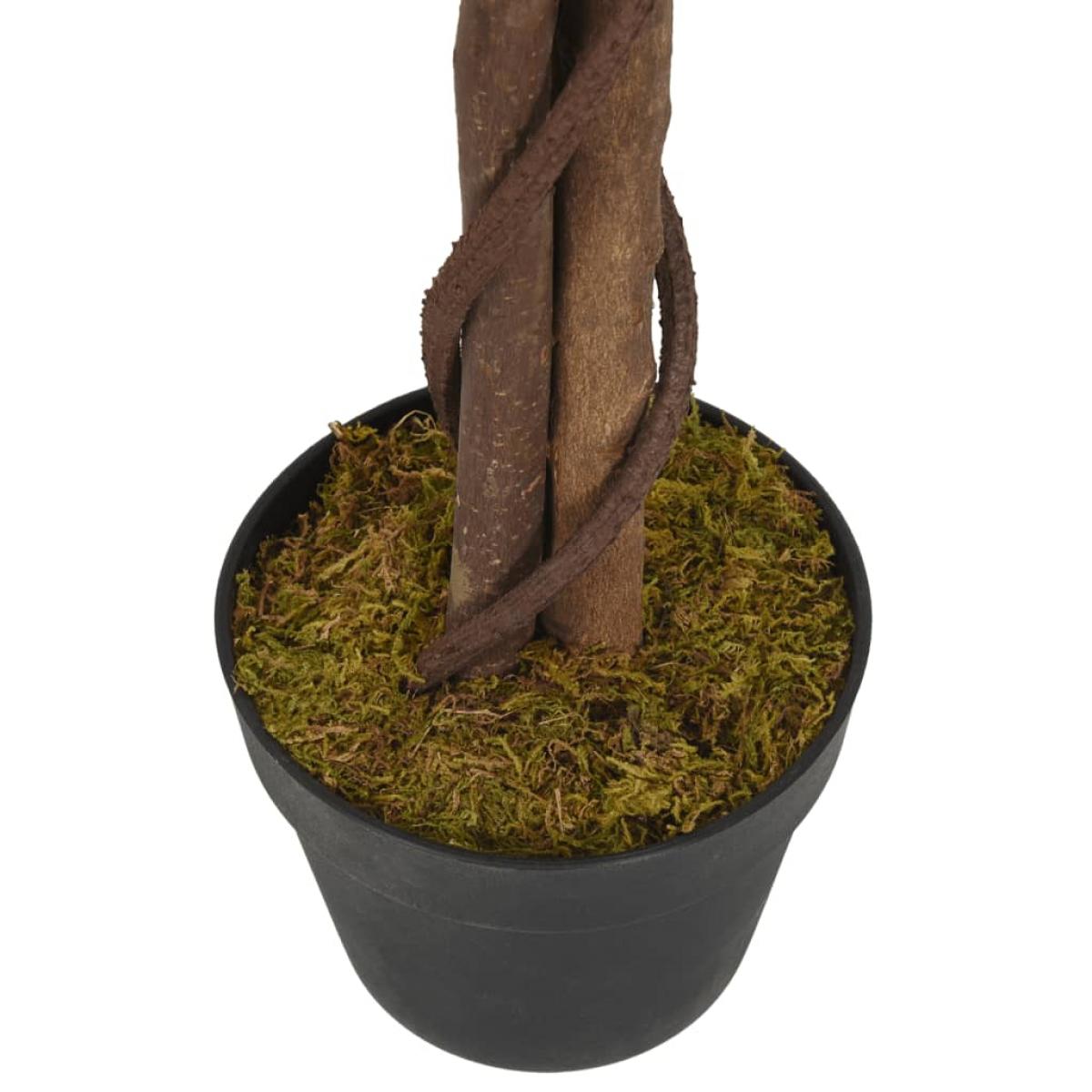 Árbol ficus artificial con 1260 hojas verde 200 cm