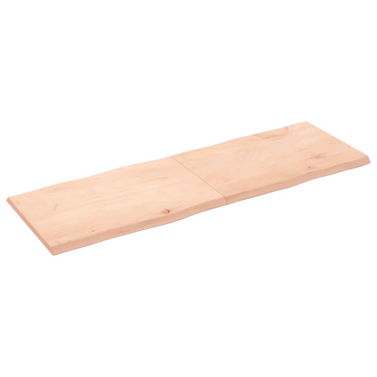Tablero de mesa madera maciza borde natural 180x60x(2-4) cm
