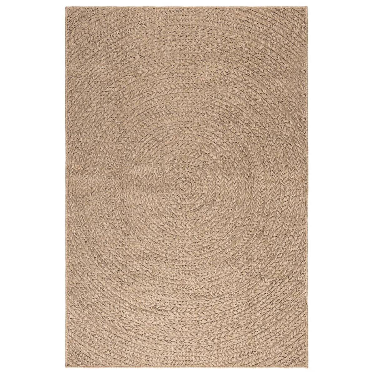 Alfombra ZIZUR apariencia de yute interior y exterior 120x170cm