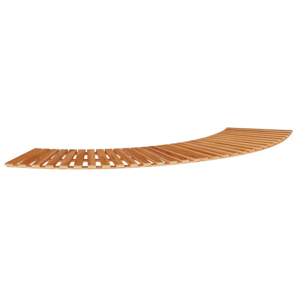 Peldaños para bañera de hidromasaje 2 uds madera maciza acacia