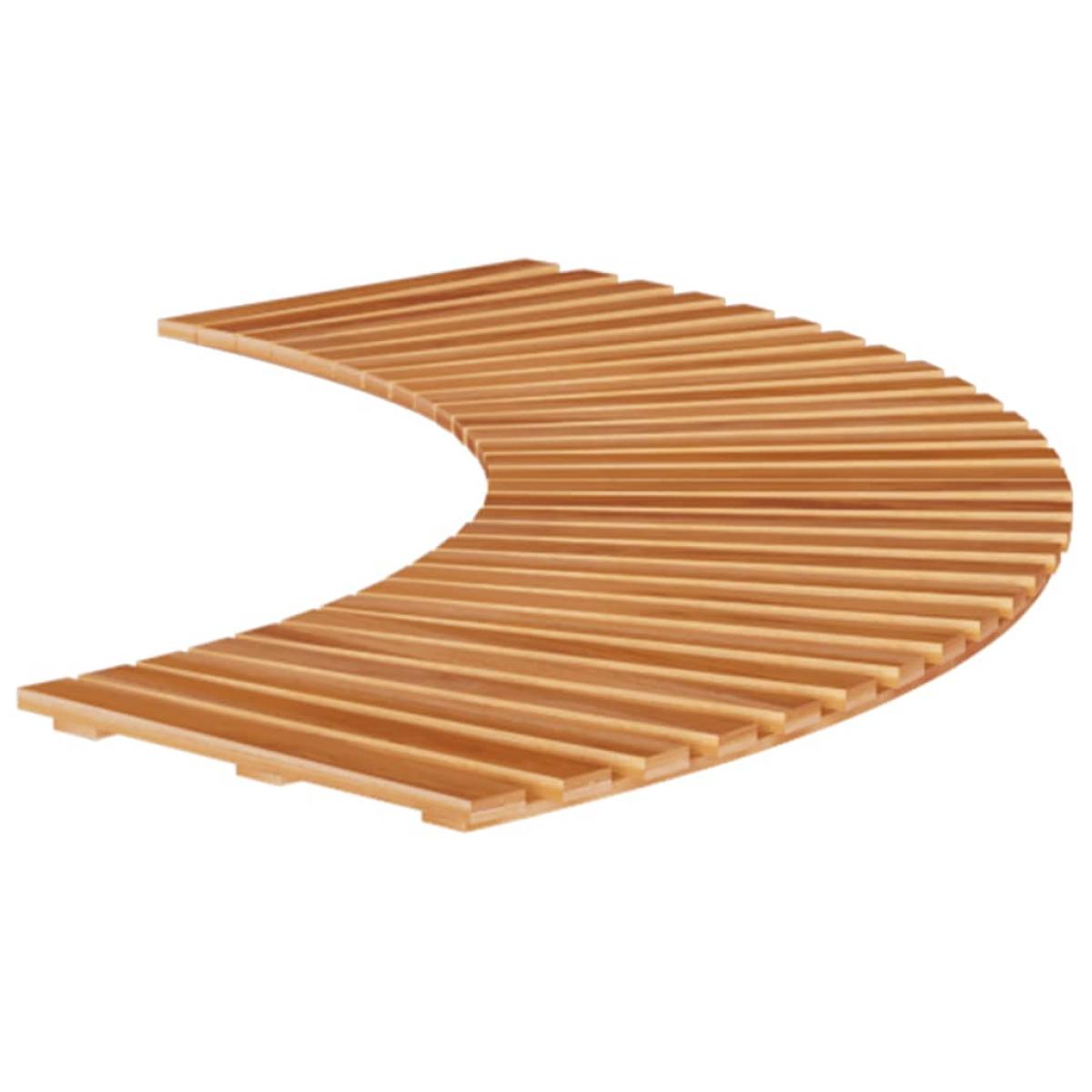 Peldaños para bañera de hidromasaje 2 uds madera maciza acacia