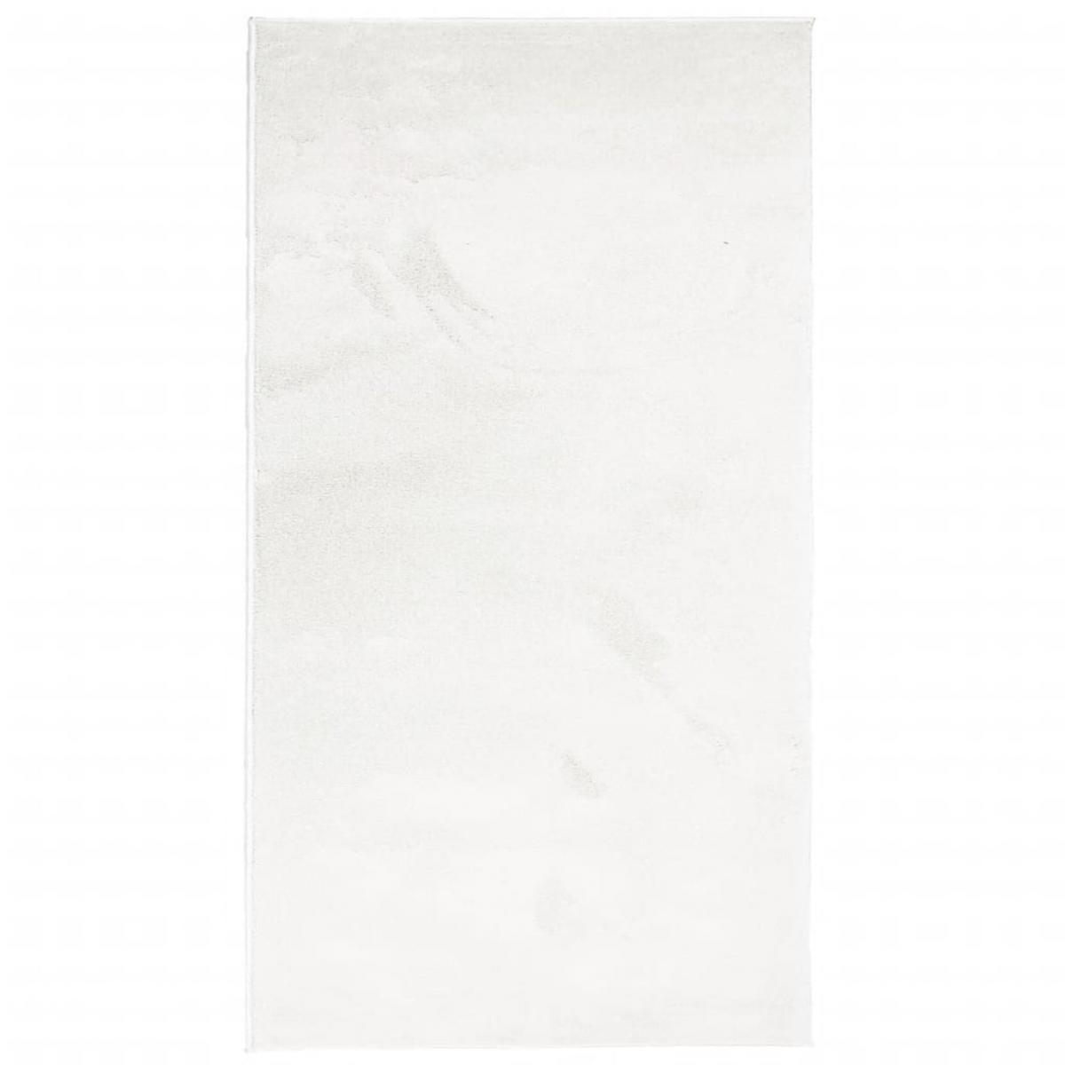Alfombra de pelo corto OVIEDO crema 60x110 cm