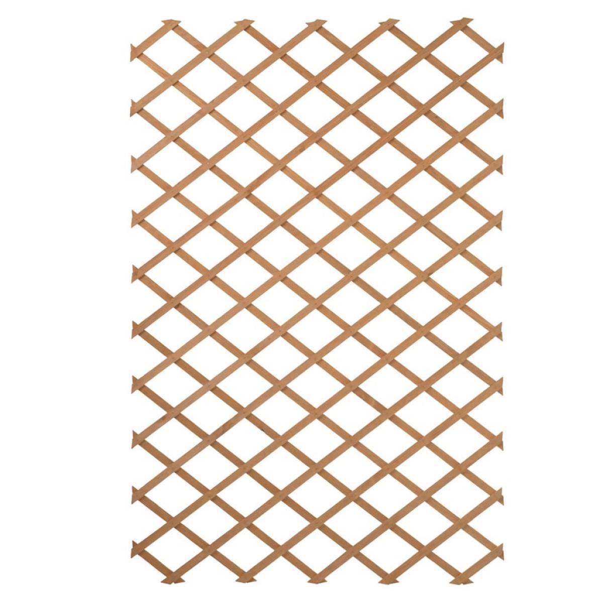 Nature Enrejado de jardín 100x200 cm madera natural 6041703