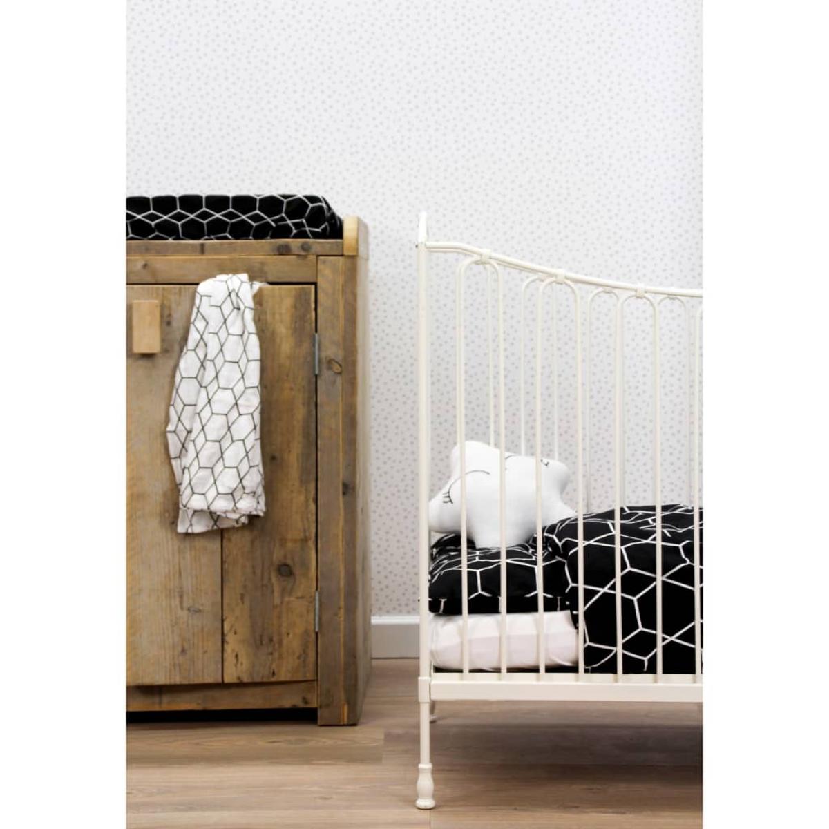 Noordwand Papel de pared Fabulous World Dots blanco y gris