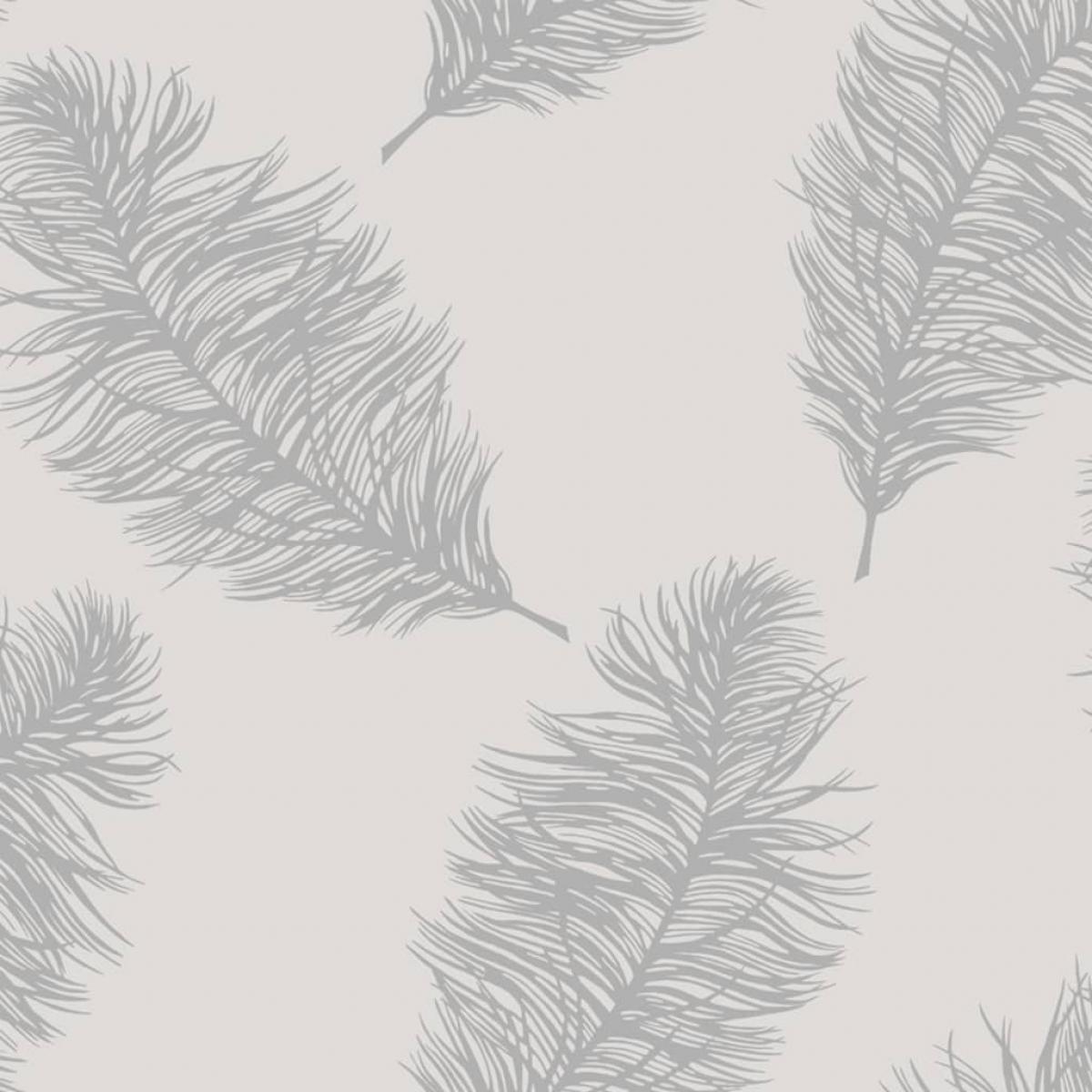 DUTCH WALLCOVERINGS Papel pintado Fawning Feather gris claro